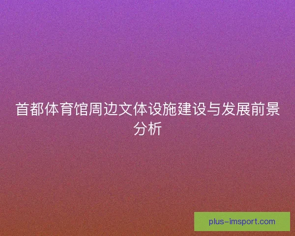 首都体育馆周边文体设施建设与发展前景分析